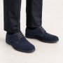 Pantofi barbati bleumarin din piele naturala intoarsa GKR103BLVEL